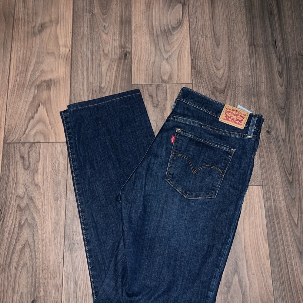 Levi's Women's Straight Leg Jeans - Dark Blue